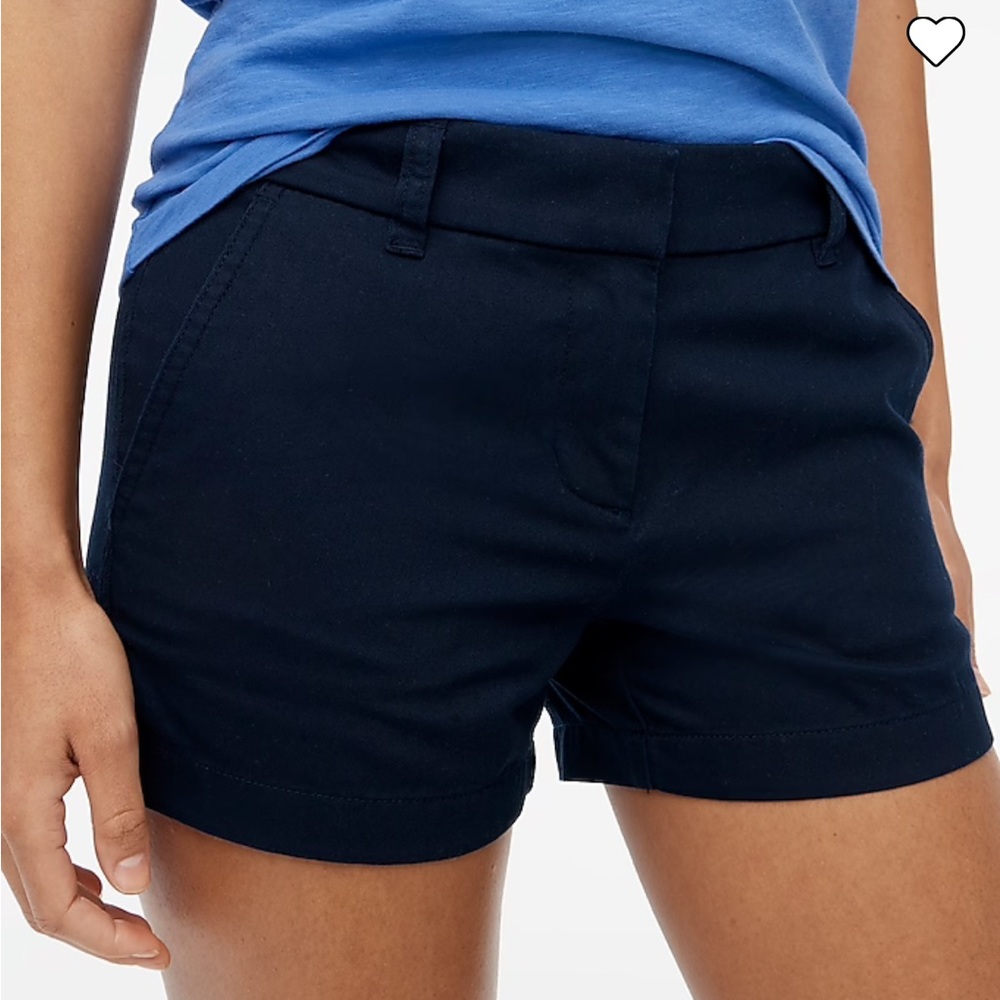 J. Crew 3” Navy Chino Short - size 2